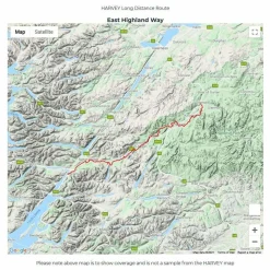 Harvey Maps Trail Map XT40 - East Highland Way