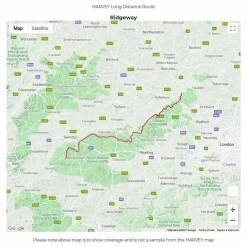 Harvey Maps Trail Map XT40 - Ridgeway