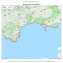 Harvey Maps Trail Map XT40 - South West Coast Path 3