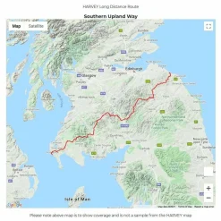 Harvey Maps Trail Map XT40 - Southern Upland Way