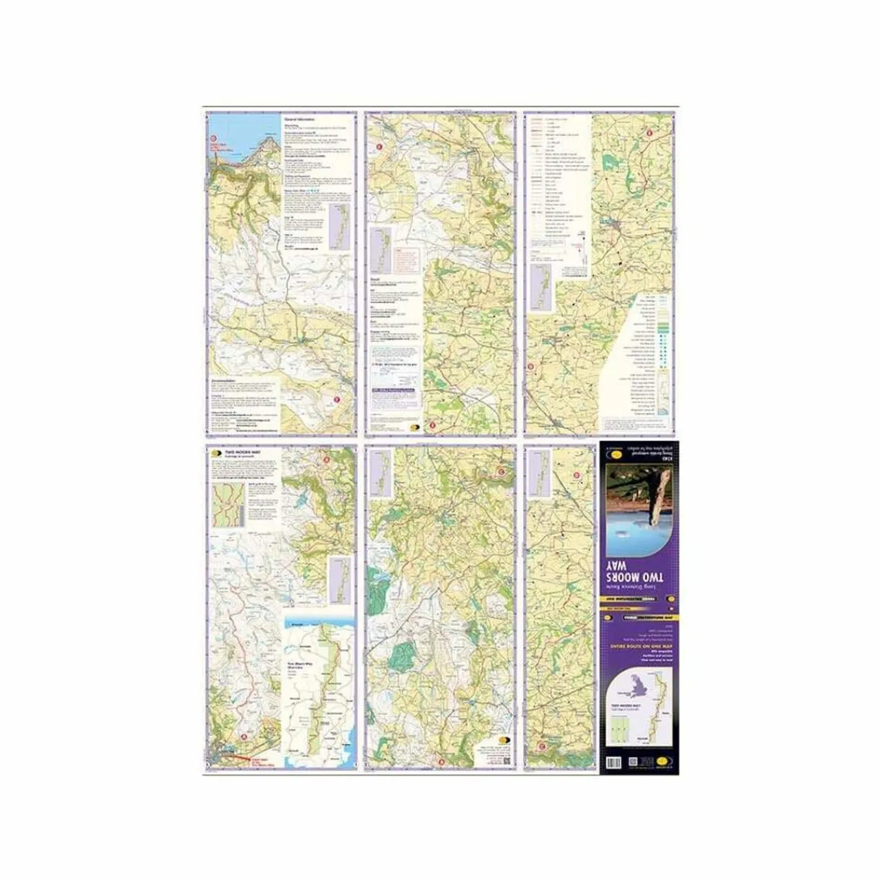 Harvey Maps Trail Map XT40 - Two Moors Way