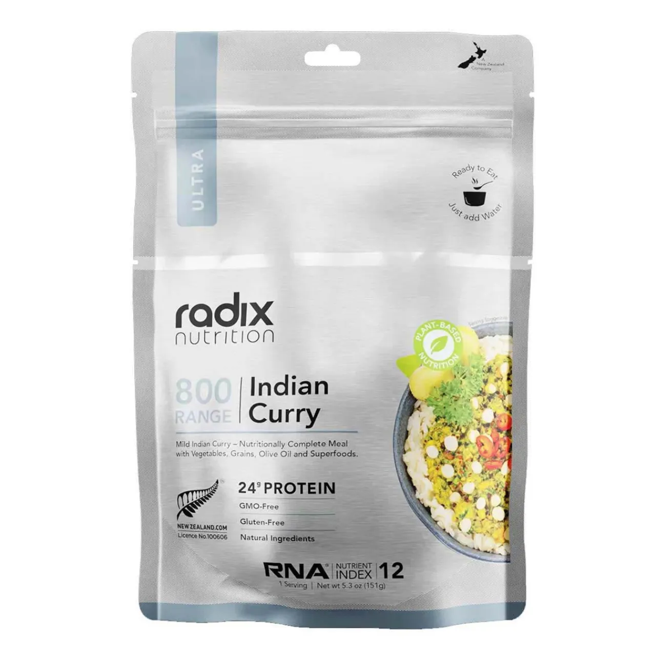 Radix Nutrition Ultra Indian Curry Meal - 800kcal