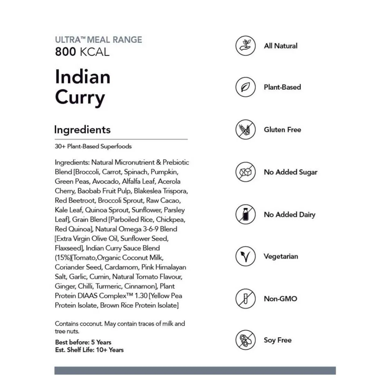 Radix Nutrition Ultra Indian Curry Meal - 800kcal
