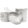 Cocoon Ultralight 3 Piece Titanium Camping Cookware Set