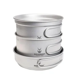 Cocoon Ultralight 3 Piece Titanium Camping Cookware Set