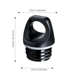 SilverAnt Ultralight Titanium Water Bottle 800ml - Slim