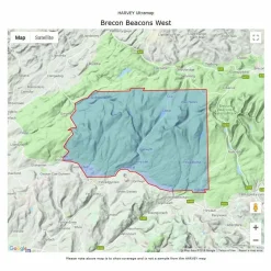 Harvey Maps UltraMap XT40 - Brecon Beacons West