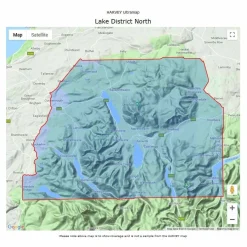Harvey Maps UltraMap XT40 - Lake District North