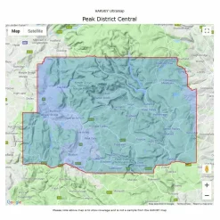 Harvey Maps UltraMap XT40 - Peak District Central