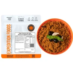 Expedition Foods Vegan Couscous with Cajun Spices and Vegetables (Single Serving)