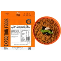 Expedition Foods Vegan Couscous with Cajun Spices and Vegetables (High Energy Serving)