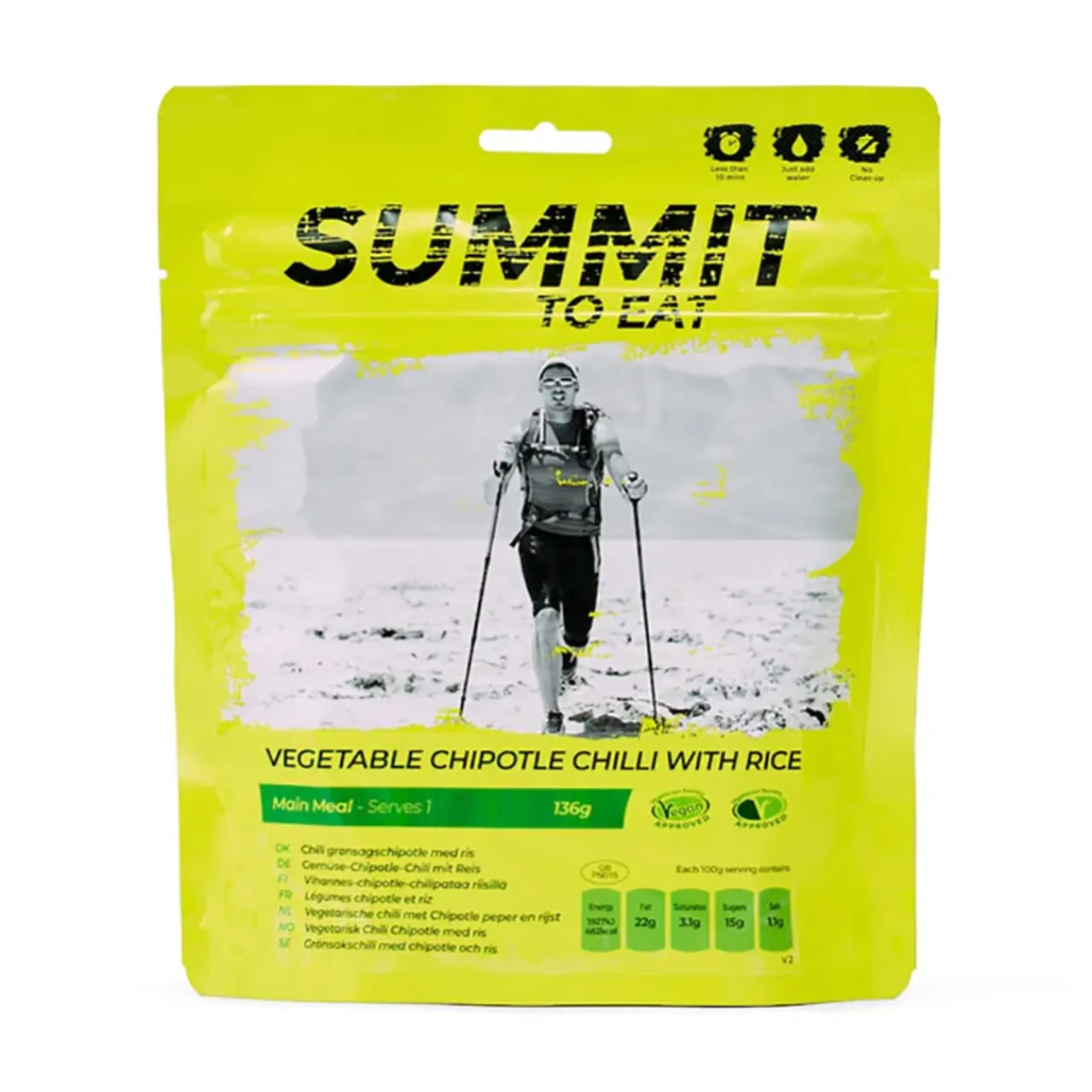 Summit to Eat Vegetable Chipotle Chilli with Rice