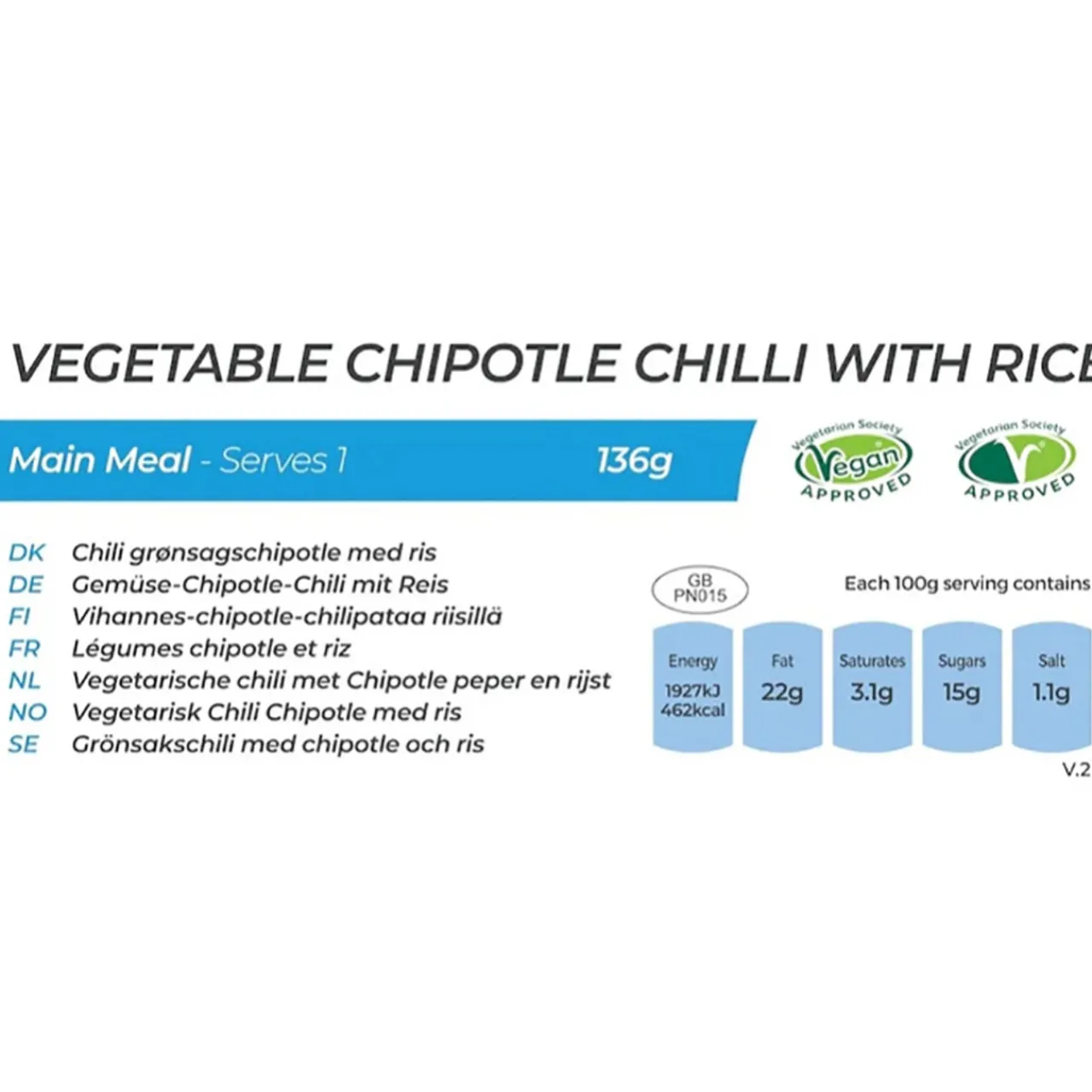 Summit to Eat Vegetable Chipotle Chilli with Rice