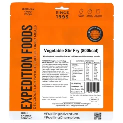 Expedition Foods Vegetable Stir Fry (High Energy Serving)