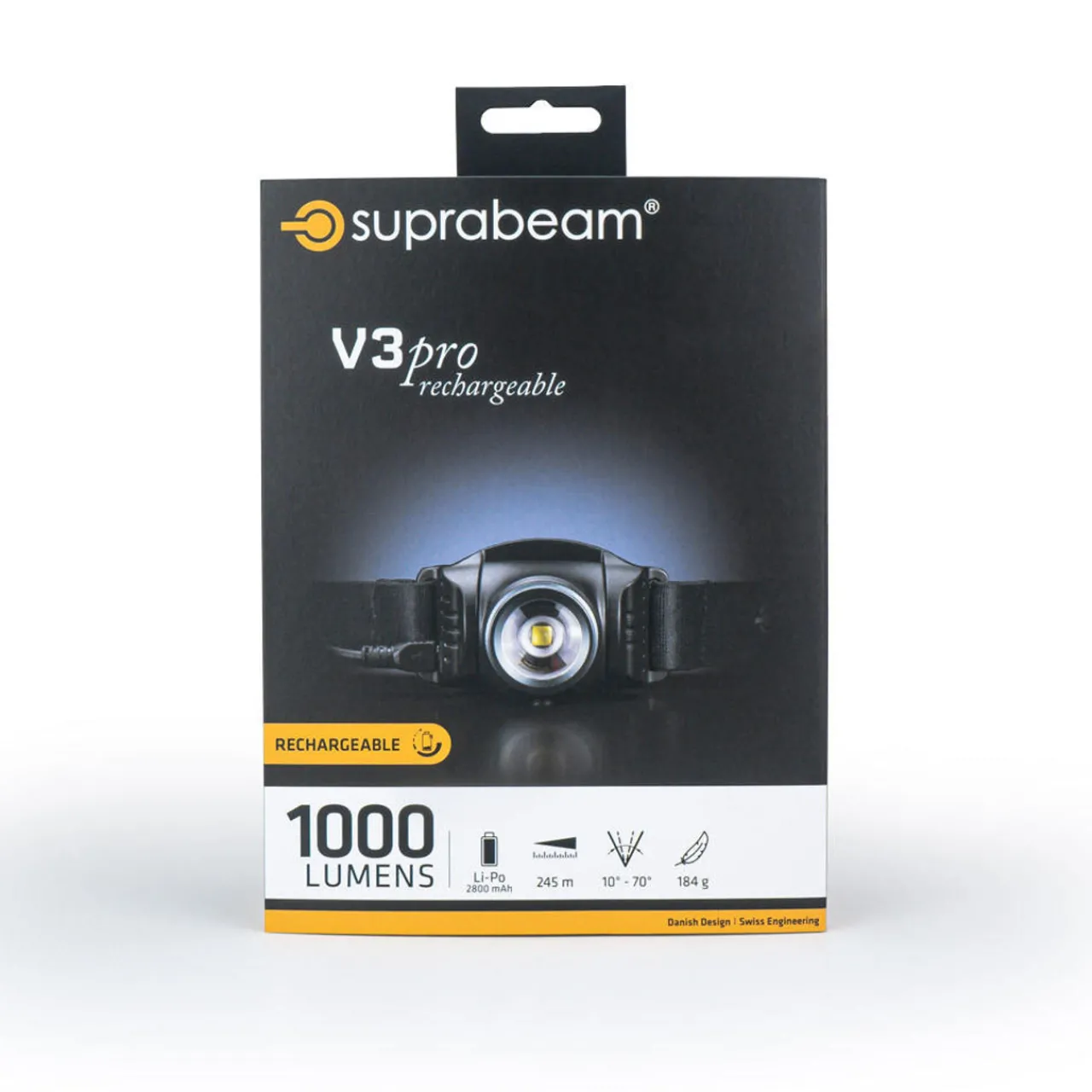 Suprabeam V3pro 1000 Rechargeable Headlamp