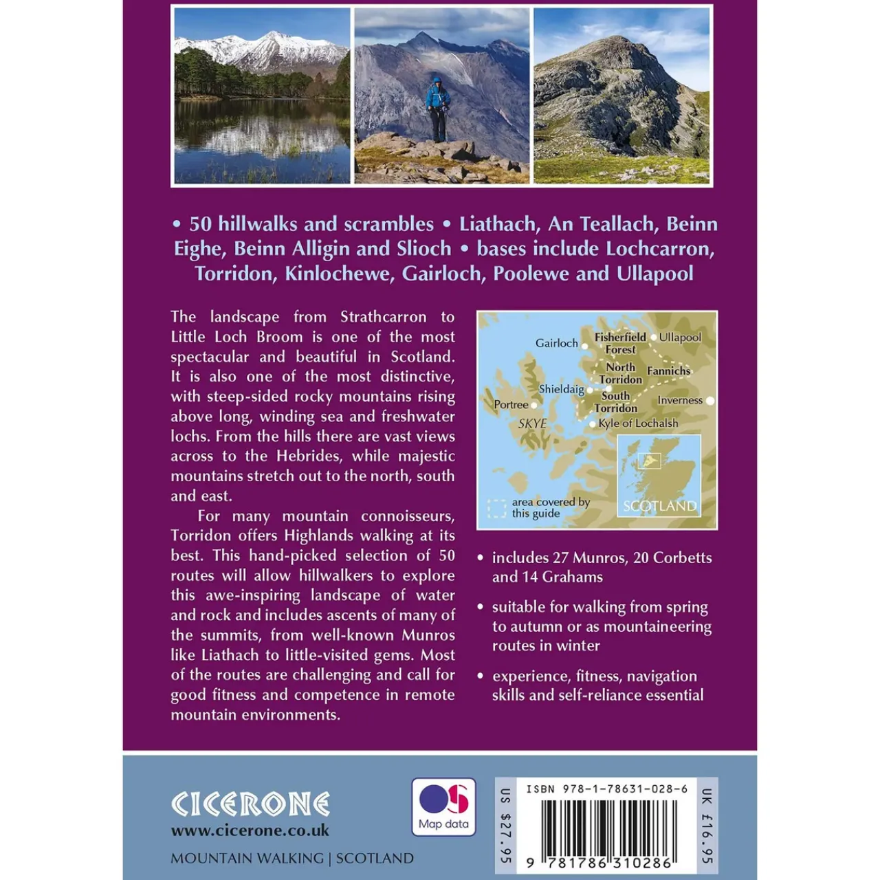 Harvey Maps Walking in Torridon, Fisherfield, Fannichs and An Teallach