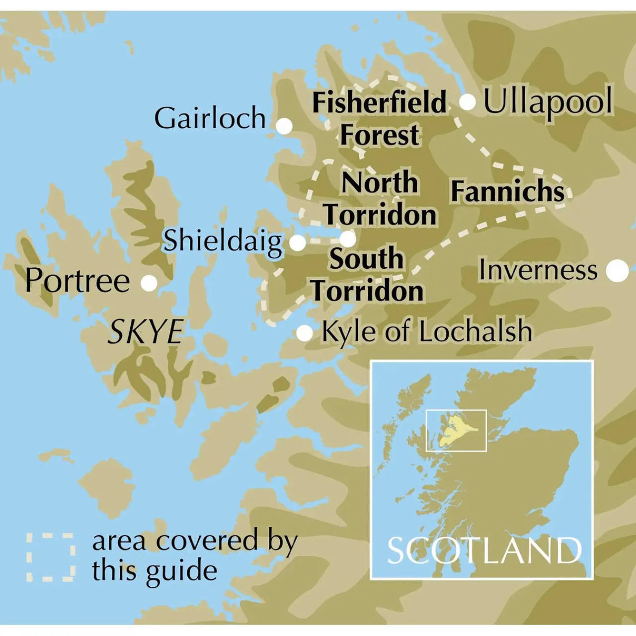 Harvey Maps Walking in Torridon, Fisherfield, Fannichs and An Teallach
