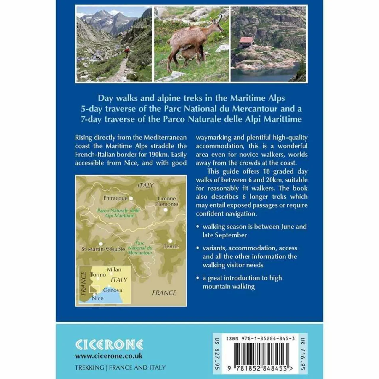 Cicerone Walks and Treks in the Maritime Alps