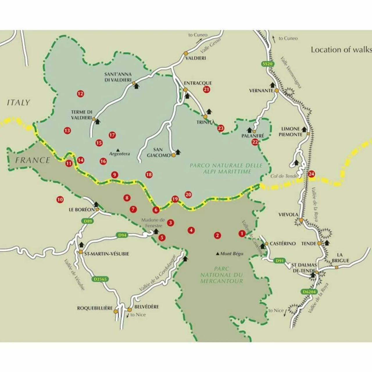 Cicerone Walks and Treks in the Maritime Alps
