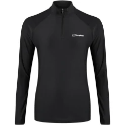 Women Berghaus Womens 24/7 Tech Tee LS Half Zip
