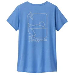 Women Patagonia Womens Capilene Cool Daily Graphic Shirt - Waters - Past Season Colours