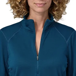 Women Patagonia Womens Capilene Thermal Weight Zip Neck