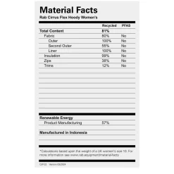 Women Rab Womens Cirrus Flex Insulated Hoody