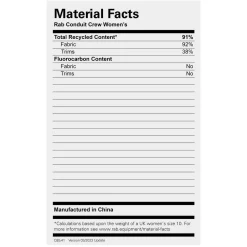 Women Rab Womens Conduit Crew