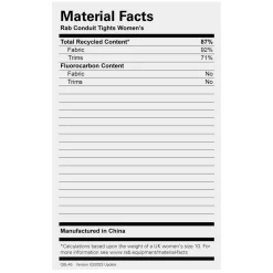 Women Rab Womens Conduit Tights