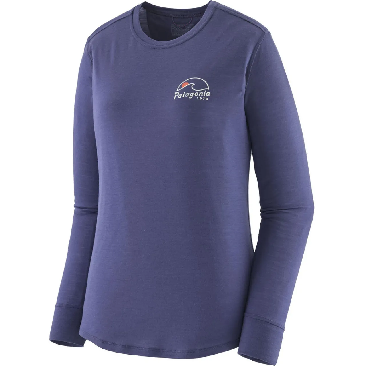 Women Patagonia Womens L/S Capilene Cool Merino Graphic Shirt - Past Season Colours