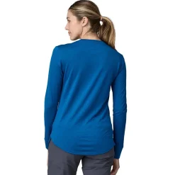 Women Patagonia Womens L/S Capilene Cool Merino Graphic Shirt - Past Season Colours