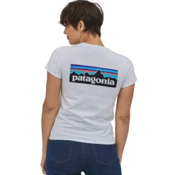 Women Patagonia Womens P-6 Logo Responsibili-Tee