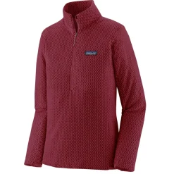 Women Patagonia Womens R1 Air Zip Neck